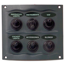 more on Switch Panel 6 Way Fused 12-24v Grey
