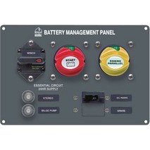 more on BEP Battery Management Panel - Type Four Single Engine Two Battery Banks