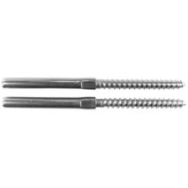 more on Stainless Steel Swage Terminals With Lag Screw - 3mm