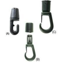 more on Nylon Shock Cord Snap Hook - 8mm