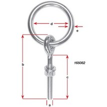 more on Stainless Steel Ring Bolt - M8