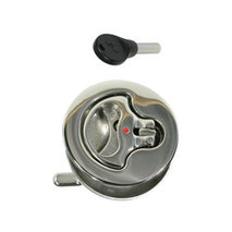 more on Cast Stainless Steel Lift Ring Catch - Key Lock