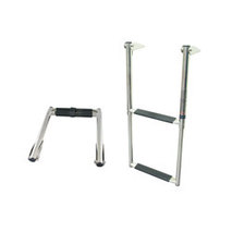 more on Telescopic Boarding Ladders - Stainless Steel 2 Steps