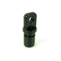 more on Canopy Bow Ends - Black Nylon 25mm
