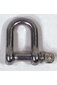 more on Standard \'D\' Shackles - with Screw Pin - G316 SS 6mm
