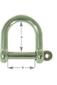 more on Stainless Steel Wide D Shackle - 10mm