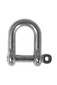 more on Stainless Steel Captive Pin D Shackle - 8mm