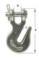 more on Stainless Steel Clevis Grab Hooks - 8mm / 5/16\"
