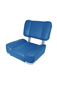 more on Upholstered Seat Deluxe - Grey Frame with Blue Vinyl