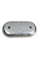 Photo of Anode Oval With Holes 219x108x25mm 