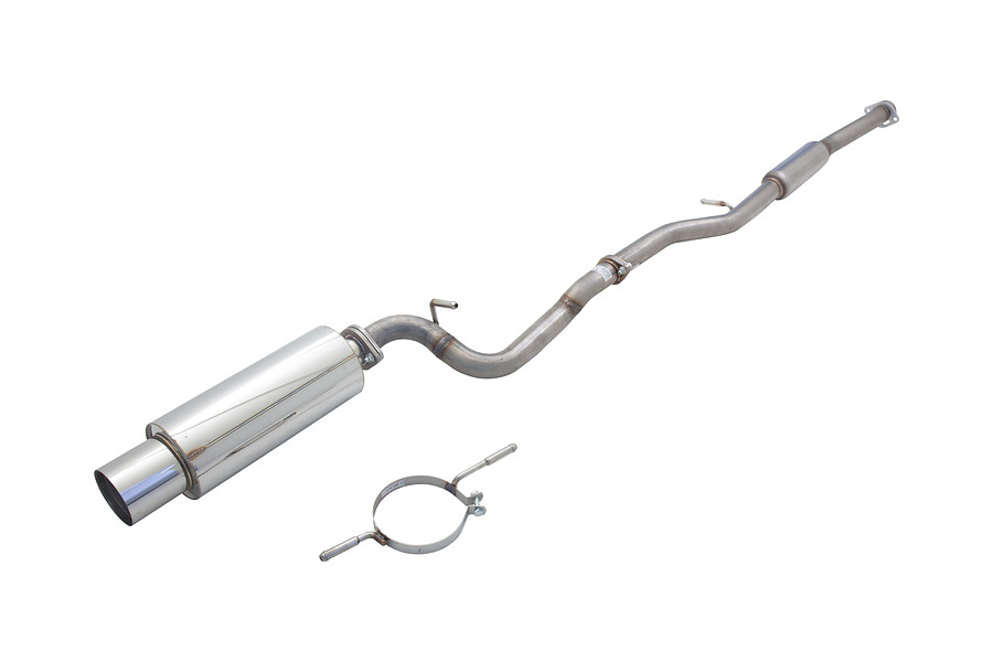 Subaru Impreza 2.LTR (Non-Turbo) Cat Back System With Straight Out Cannon (Universal Muffler and Flange) - Image 1