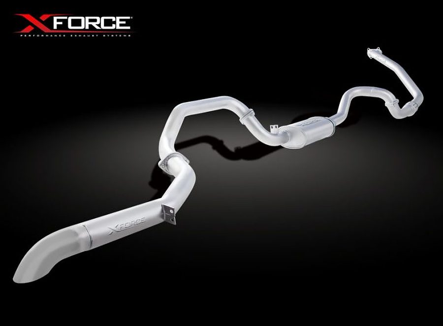 Toyota Landcruiser HDJ80 3" Turbo-Back System with Small Muffler and No Cat - Raw Finish 409 Stainless Steel - Image 3
