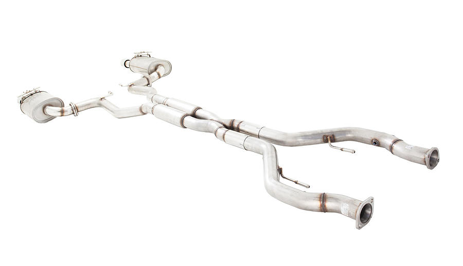 XFORCE Holden Commodore VE VF Sedan and Wagon Raw 409 Stainless Steel Cat-Back System With Twin 2.5" Piping - Image 2