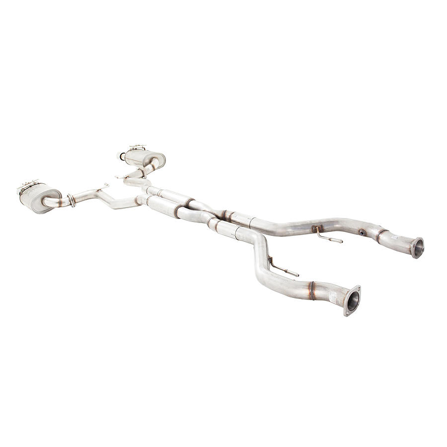 XFORCE Holden Commodore VE VF Sedan Wagon Raw 409 Stainless Steel Cat-Back System With Twin 3" Piping - Image 2