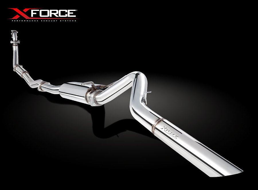 XFORCE Nissan Navara D22 3.0L Turbo Diesel Mild Steel 3.0" Turbo-Back No Cat System - Image 2