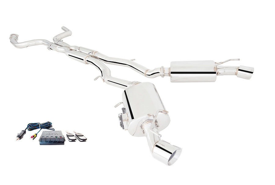 Chevrolet Camaro SS 2016 Stainless Stell Cat-Back System Rear Section with Varex Mufflers - Image 1