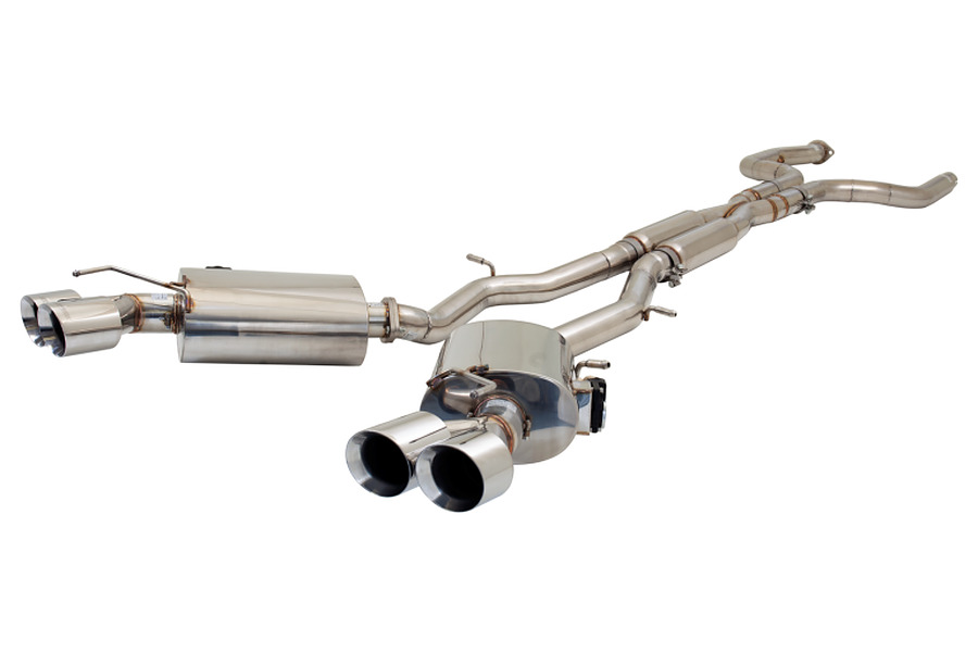 Chevrolet Camaro SS 2016 Stainless Stell Cat-Back System Rear Section with Varex Mufflers - Image 3