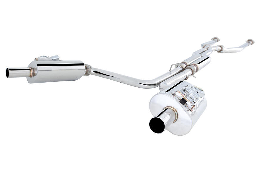 XFORCE Lexus ISF 8cyl 2.5" Dual Cat-Back Varex System Stainless Steel - Image 2