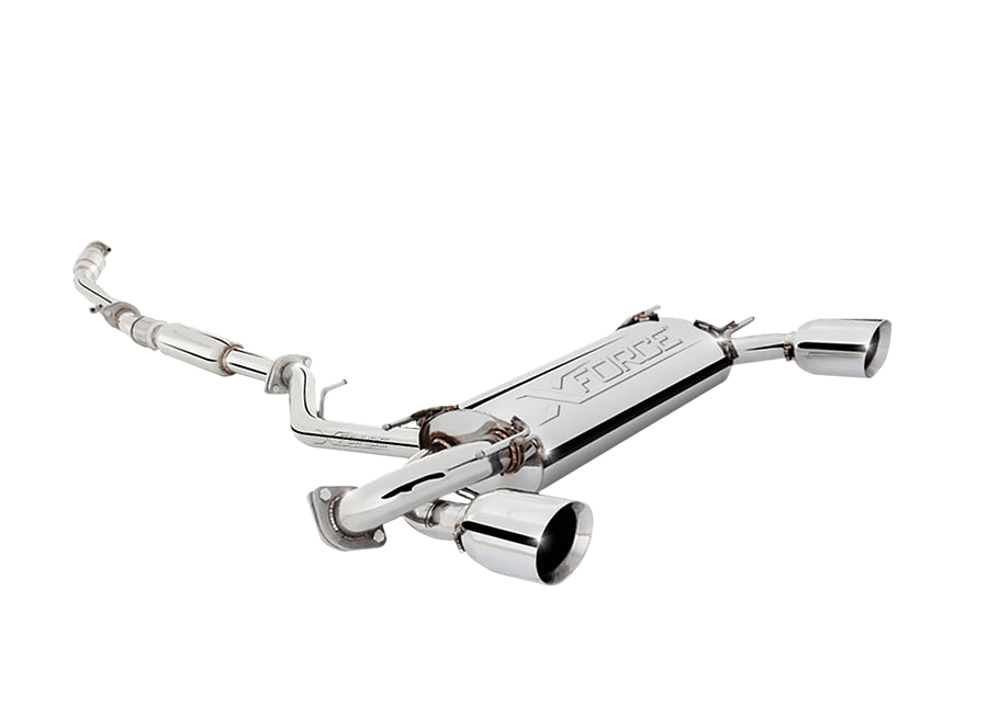 XFORCE Toyota 86 and Subaru BRZ 2.5" Stainless Steel Header-Back System - Image 1