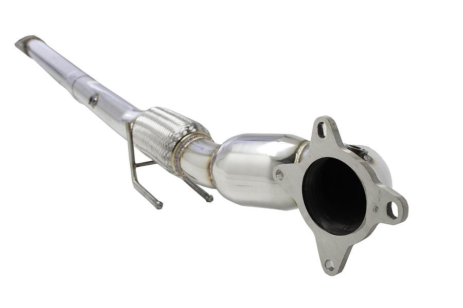 VW Golf GTi MK6 Dump-pipe With Metallic Cat with Connecting Pipe with Resonator - Image 1