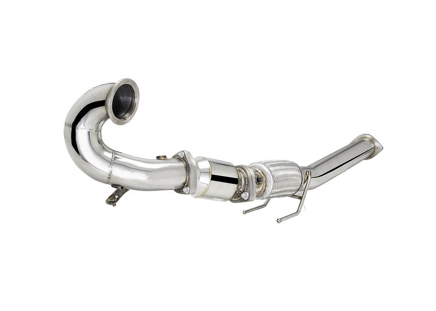 3" Stainless Steel Down-pipe and High-flow Racing Cat - Image 1