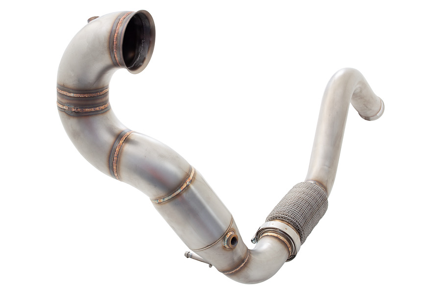 4" Dump Pipe with 100 cell Metallic Cat Reducing to 3" outlet - Image 1