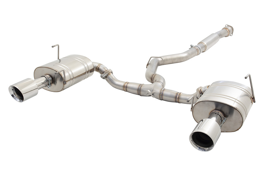 Brushed 304 Stainless Steel 3" Cat Back Exhaust System - Image 1