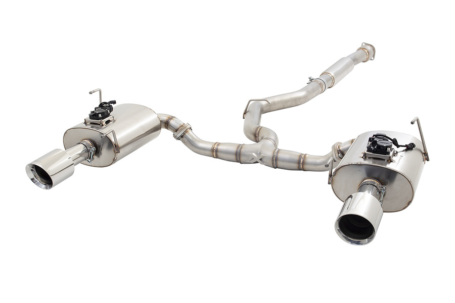 Brushed 304 Stainless Steel 3" VAREX Cat Back Exhaust System - Image 1