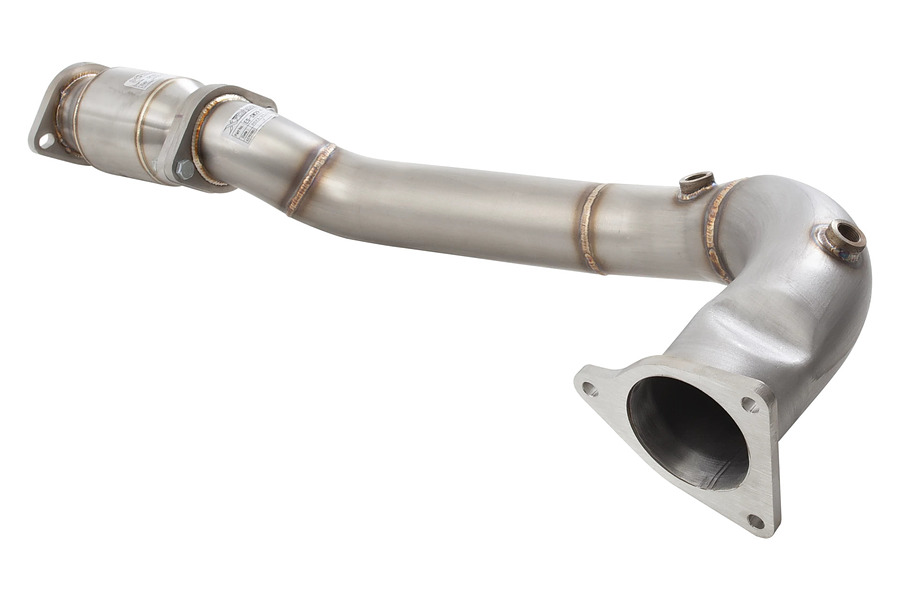 Subaru VB WRX Turbo Exhaust Downpipe With Hi flow Catalytic Converter - Image 2