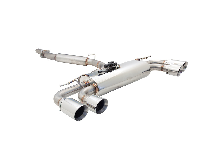 VW Golf R MK7 304 3" Stainless Steel Cat Back system with Varex - Image 1
