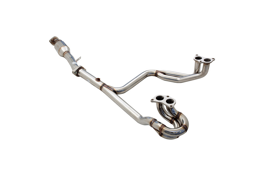 Subaru Impreza 2.LTR(Non Turbo)4-2-1Header Polished Stainless With Metallic Cats - Image 1