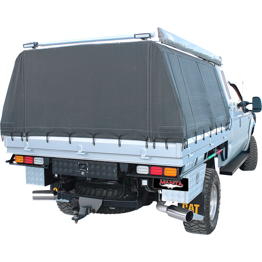 Manta Aluminised Steel 3.0" Dual-side-exit full-system (medium) for Ford F Truck F250 6.0 Litre V8 Turbo Diesel (long wheelbase) - Image 1