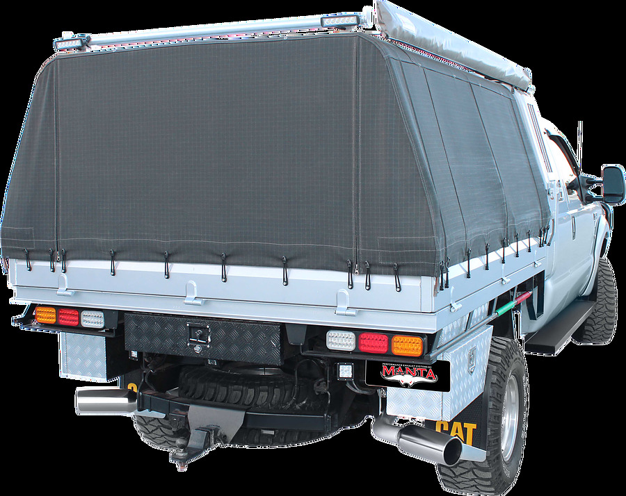 Manta Aluminised Steel 3.0" Dual-side-exit full-system (medium) for Ford F Truck F250 7.3 Litre V8 Turbo Diesel (long wheelbase) - Image 2