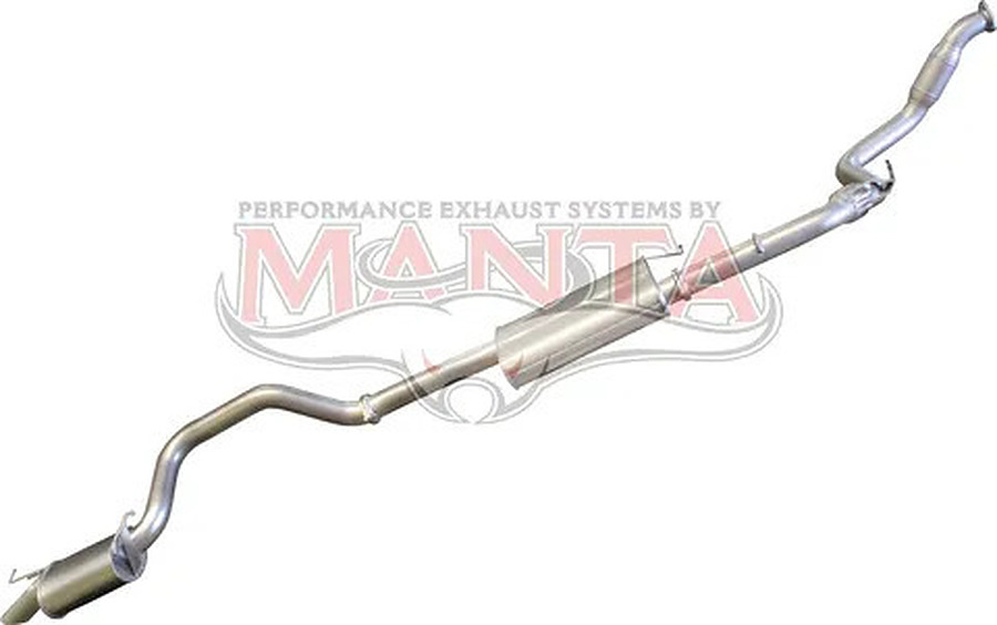 Manta Aluminised Steel 3.0" with cat-oe-style-exit full-system (quiet) for Ford Territory SZ 2.7 Litre V6 Turbo Diesel - Image 2