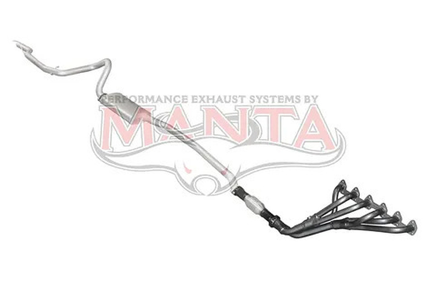 Manta Aluminised Steel 2.5" Single Full System With Extractors (medium) for Ford Fairlane and LTD NF, NL, DF, DL 4.0 Litre 6 Cylinder LWB Sedan - Image 2