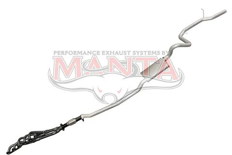 Manta Aluminised Steel 2.5" Single Full System With Extractors (medium) for Ford Fairlane and LTD NF, NL, DF, DL 4.0 Litre 6 Cylinder LWB Sedan - Image 1