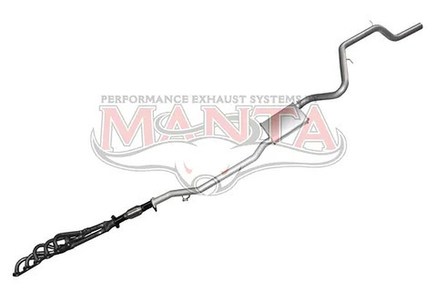 Manta Aluminised Steel 2.5" Single Full System With Extractors (medium) for Ford Falcon XH 4.0 Litre 6 Cylinder Ute and Panel Van - Image 1