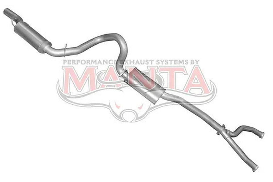Manta Aluminised Steel 3.0" Single Cat-Back (quiet) for Ford Falcon EB, ED, EF, EL, AU 5.0L V8 Sedan (Live Axle) - Image 2
