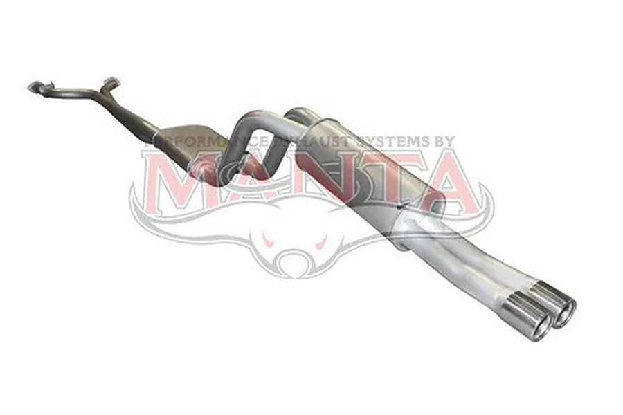 Manta Aluminised Steel 2.5" Dual Full System With Extractors (quiet) for Ford Falcon AU 5.0L V8 Ute (including XR8) - Image 2