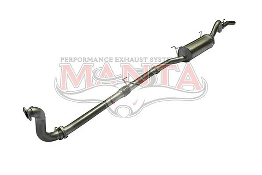 Manta Aluminised Steel 3.0" without Cat full-system (quiet) for Holden Colorado RG 2.8 Litre June 2012 - August 2016 (non DPF) - Image 1