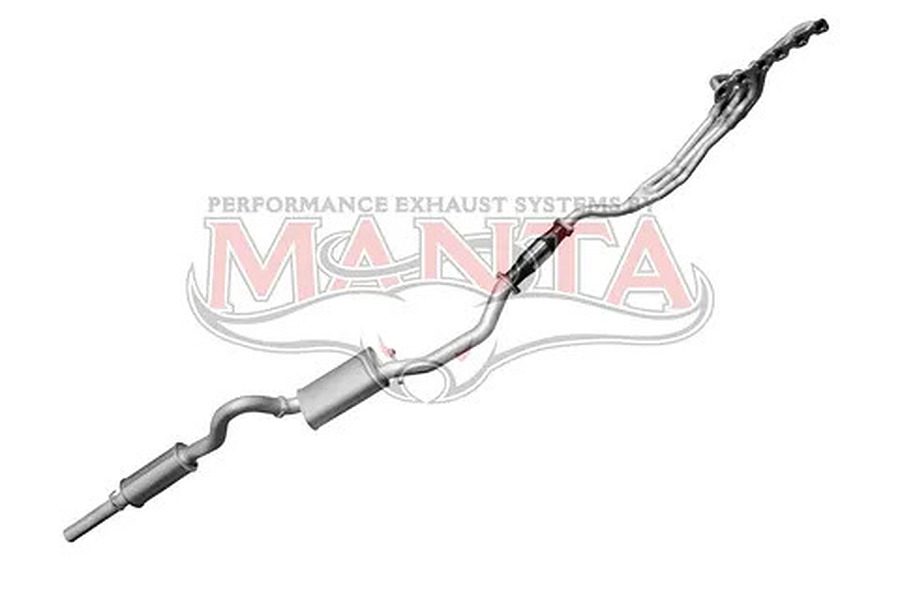 Manta Aluminised Steel 3.0" Single Full System With Extractors (quiet) for Holden Commodore VL 6 Cylinder 3.0L (non-turbo) Sedan - Image 3