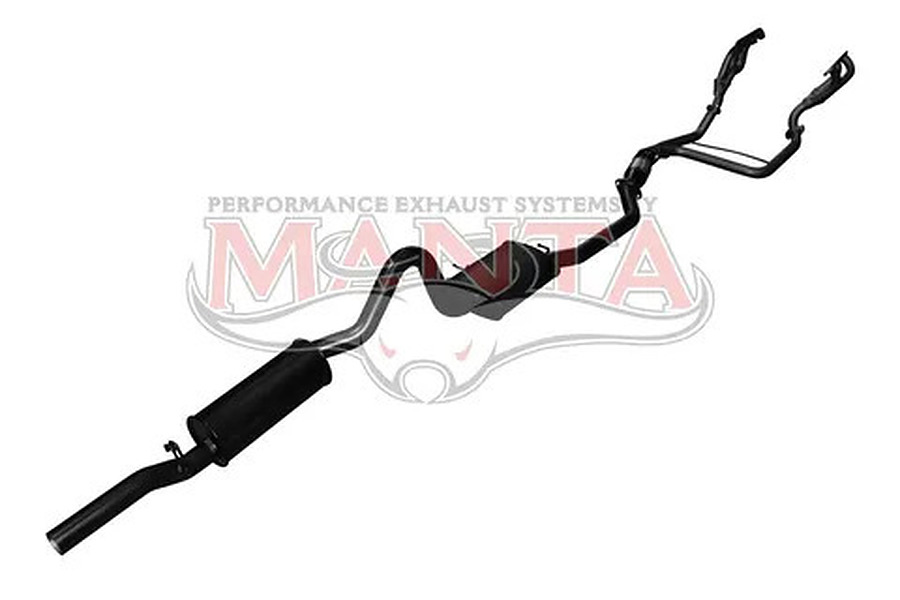 Manta Aluminised Steel 2.5" Single Full System With Extractors (quiet) for Holden Commodore VN, VP, VR 3.8 Litre V6 Sedan, Live Axle - Image 1