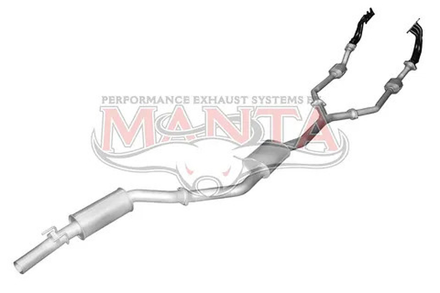 Manta Aluminised Steel 3.0" Single Full System With Extractors (quiet) for Holden Commodore VZ 3.6 Litre V6 Wagon and Ute - Image 2
