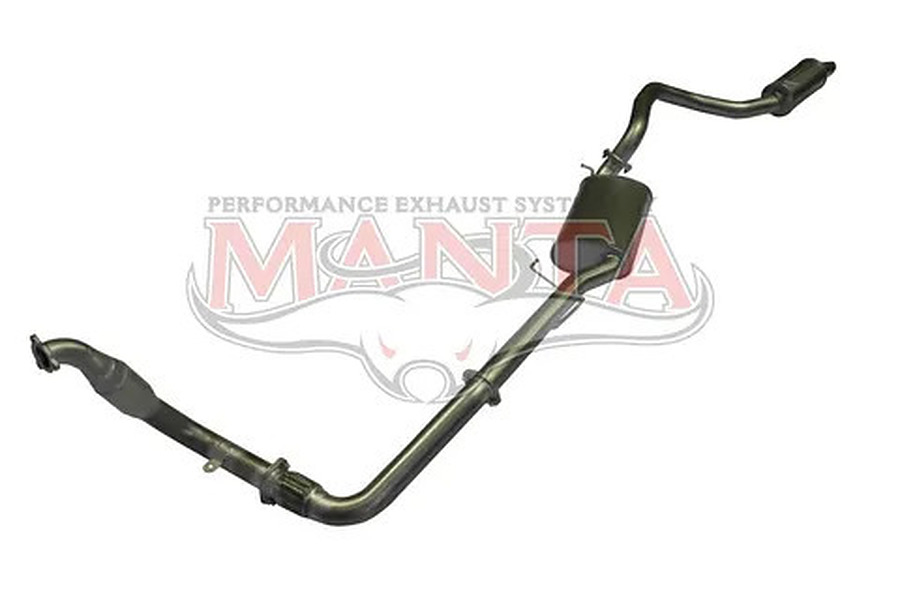 Manta Aluminised Steel 3.0" with Cat full-system (medium) for Mitsubishi Pajero NS, NT, NW, NX 3.2 Litre Manual, NT 3.2 Litre Automatic and Manual (without DPF) 2006 - 2016 - Image 2