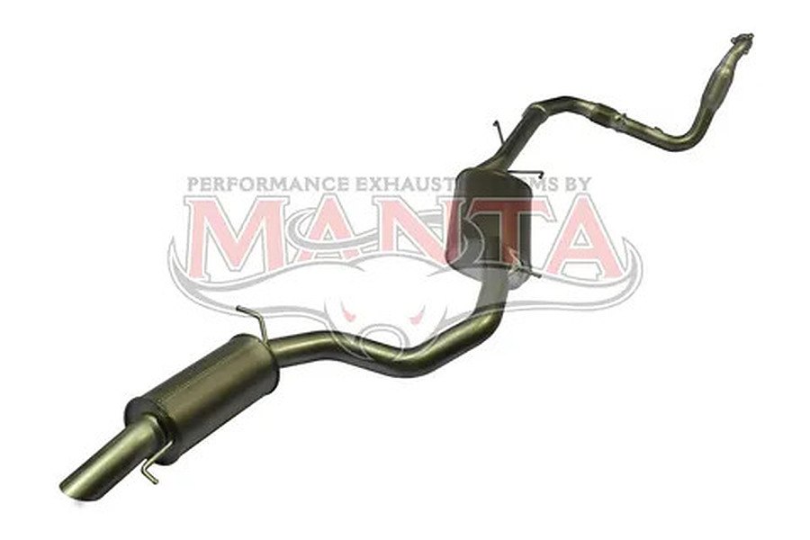 Manta Aluminised Steel 3.0" with Cat full-system (medium) for Mitsubishi Pajero NS, NT, NW, NX 3.2 Litre Manual, NT 3.2 Litre Automatic and Manual (without DPF) 2006 - 2016 - Image 4