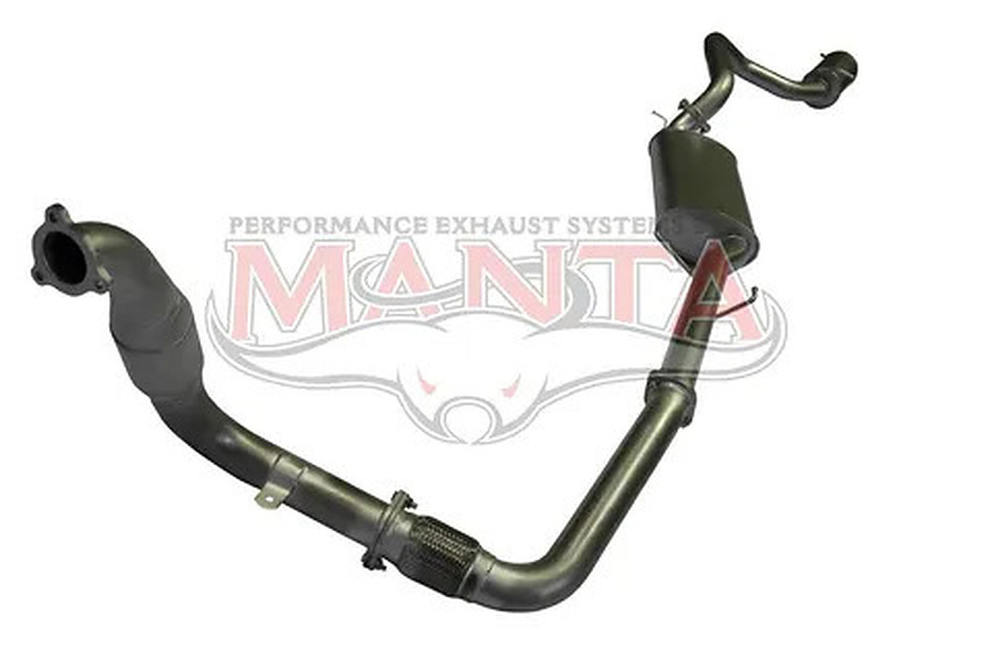 Manta Aluminised Steel 3.0" with Cat full-system (medium) for Mitsubishi Pajero NS, NT, NW, NX 3.2 Litre Manual, NT 3.2 Litre Automatic and Manual (without DPF) 2006 - 2016 - Image 1