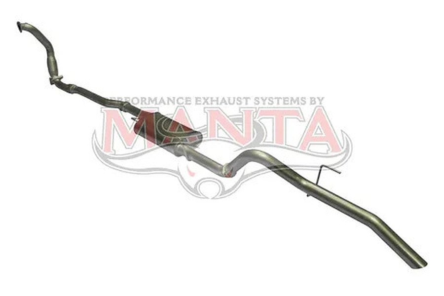 Manta Aluminised Steel 3.0" with Cat full-system (medium) for Nissan Navara D40 3.0L V6 Turbo Diesel Automatic 2011 Onwards - Image 3