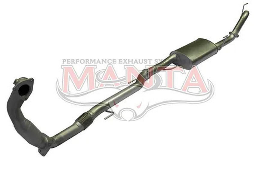 Manta Aluminised Steel 3.0" with Cat full-system (medium) for Nissan Navara D40 3.0L V6 Turbo Diesel Automatic 2011 Onwards - Image 5