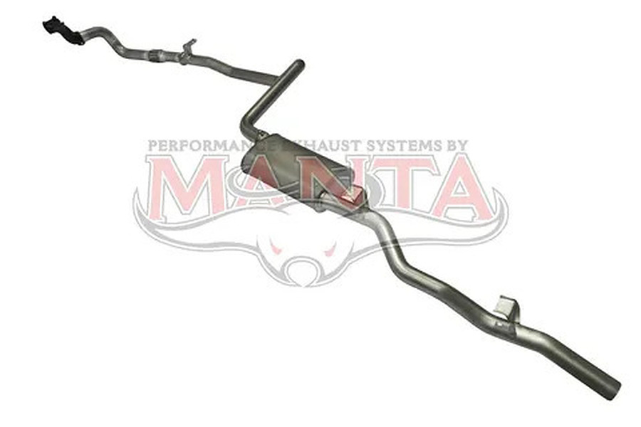 Manta Aluminised Steel 3.0" Single full-system (quiet) for Toyota Landcruiser HDJ78 4.2 Litre Turbo Diesel Troop Carrier, HZJ75 with CT26 Toyota turbo fitted - Image 3