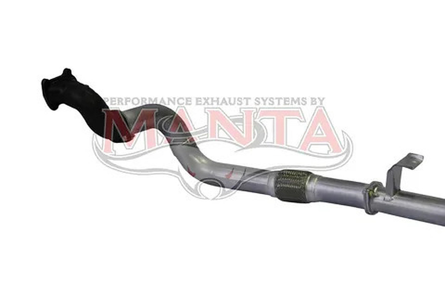 Manta Aluminised Steel 3.0" Single full-system (quiet) for Toyota Landcruiser HDJ78 4.2 Litre Turbo Diesel Troop Carrier, HZJ75 with CT26 Toyota turbo fitted - Image 1